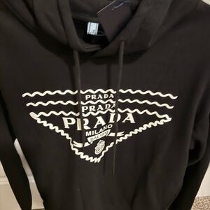 Prada Black and White Women's Sweater
